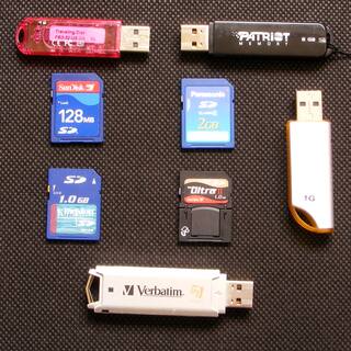 My collection of flash memory